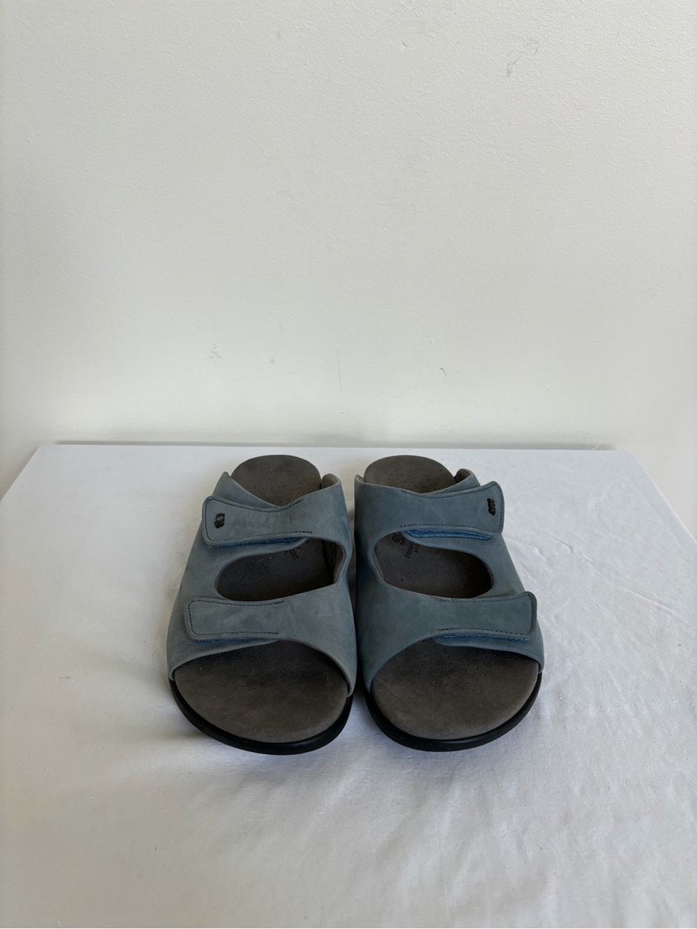 SAS Women's Shoes Cozy Sandal Web Linen Blue Sandals Size 9 W Womens